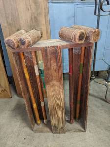 lot 4208 image: Antique Croquette Set