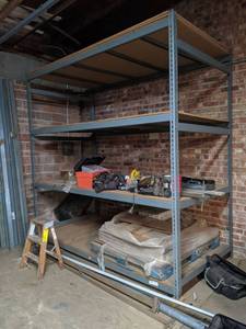 lot 4331 image: (1)Shelving Unit With Four Adjustable Shelves