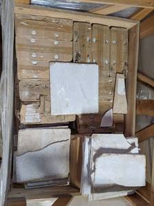 lot 4341 image: (11) Boxes Natural Stone Tiles, 10 Tiles Per Box 12 x 12 Inches