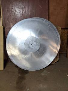 lot 4345 image: (3) Large Aluminum Discs