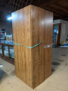 lot 4346 image: (2) Particle Board Cabinets