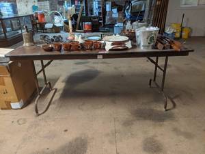 lot 4365 image: Assorted Items With With Table