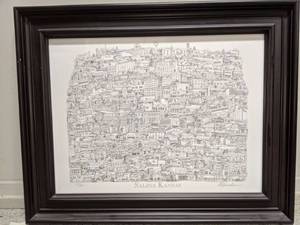 lot 4388 image: Framed Salina Art 43195