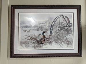lot 4392 image: Pheasants Forever Print
