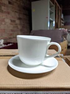 lot 4437 image: Coffee And Tea Mugs With Saucers