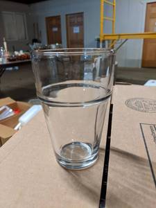 lot 4439 image: Anchor Hocking Corporation 12-oz Stackable Beverage Glasses (Case of 35)