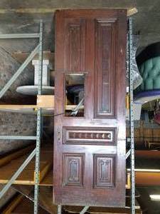 lot 4141 image: Heavy Duty Wood Door