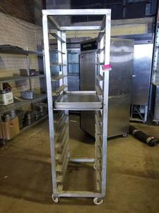 lot 4242 image: Sheet Pan Rack With 5 Sheet Pans