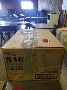 lot 4273 image: Box Of Sherbert Glasses