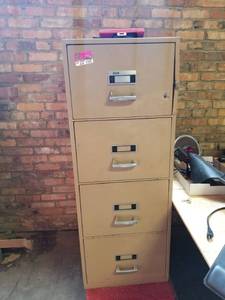 lot 4306 image: Fire Proof File Cabinet