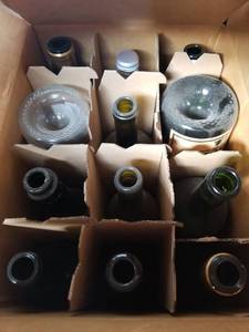 lot 4312 image: Empty Glass Bottles