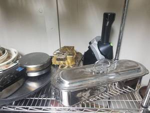 lot 4409 image: Christmas Dishes, Waffle Cone Maker, Jalapeno Popper Racks and More