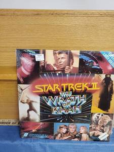 lot 1188 image: Star Trek- The Wrath on Khan Laser Disc Movie
