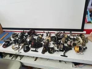 lot 1232 image: miscellaneous reels some working some not