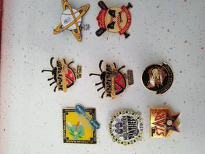 lot 1298 image: softball pins