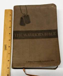 lot 596 image: The Warriors Bible  A Military Community Application Bible