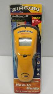 lot 602 image: Zircon StudSensor e50 Electronic Wall Scanner - Edge Finding, Stud Finder & Wire Warning