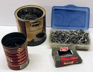 lot 618 image: Bucket of Nails & More Nails