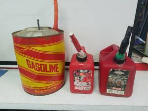lot 1318 image: 3 gas cans