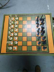 lot 1326 image: Awesome Chess BoardTable