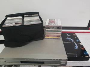 lot 1357 image: Sony cddvd player with cds