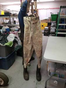 lot 1373 image: Lacrosse waders approximately size 10