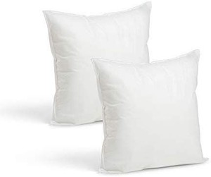lot 1185 image: Set of 2-16 x 16 Premium Hypoallergenic Stuffer Pillow Insert