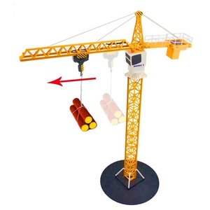 lot 1211 image: 40 inch tall DoubleE 2.4G Simulation Remote Control RC Tower Crane Toy