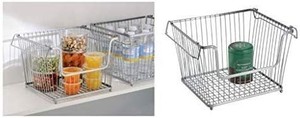 lot 1220 image: InterDesign York Lyra Kitchen Organizer Basket