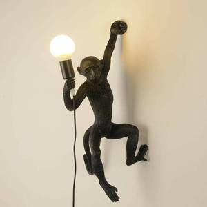 lot 1249 image: CLFINE Industrial Light Wall Lighting Fixture Vintage Resin Monkey Wall Lamp for Living Room Childrens Kids Bedroom Club Decoration(Black)