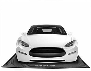 lot 1255 image: GarageMatExpress Black 79 x 18 MidsizeSmall SUV Floor Containment Mat for Snow, Mud, Ice