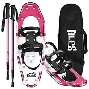 lot 1266 image: Alps Hiking Snowshoes For Women Men Youthsnowshoeing Polefree Bag 8x 21
