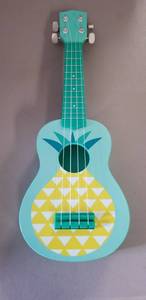 lot 1300 image: Ukelele pineapple design sea foam color