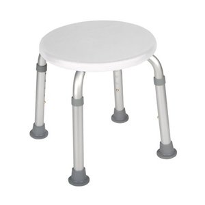 lot 1308 image: Drive Medical Adjustable Height Bath Stool, White