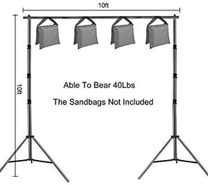 lot 1312 image: FUDESY Photo Video Studio 10 x 10Ft Heavy Duty Adjustable Backdrop Stand