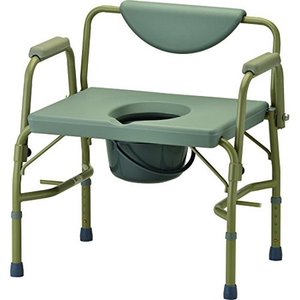 lot 1316 image: Nova Medical Products Home Travel Health And Personal Care Hospital Equipment Accessories Bariatric Drop-Arm Commode and Extra Wide Seat