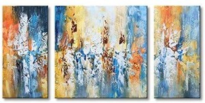 lot 1336 image: Abstract Canvas Art Hand Painted Oil Painting Wall Decor