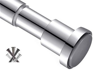 lot 1343 image: BRIOFOX Tension Curtain Rod 43-73 Inches