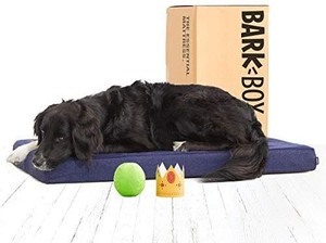 lot 1350 image: BarkBox Memory Foam Platform Dog Bed