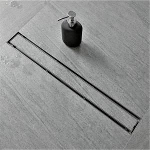 lot 5227 image: Neodrain 24-Inch Linear Shower Drain with Tile insert Grate, Professional Brushed 304 Stainless Steel Rectangle Shower Floor Drain Manufacturer,Floor Shower Drain