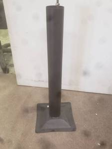lot 5234 image: Flash Furniture 3 Standard Height Column W Welded Square Plate (no Basetable)