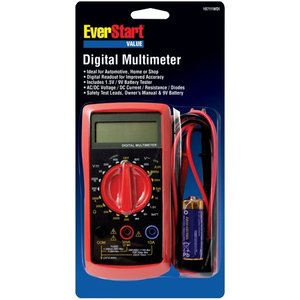 lot 2330 image: EverStart CAT III 300V Digital Multi-Meter