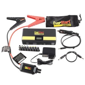 lot 2336 image: Everstart 600 Amp Lithium Ion Jump Starter Bundle WSurge Protector, USB Ports, and Carrying Case