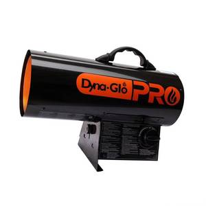 lot 2337 image: Dyna-Glo Pro 30K-60K BTU Propane Forced Air Heater, Orange