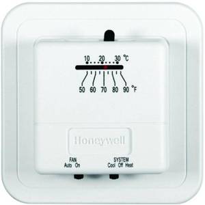 lot 2355 image: Honeywell Economy Non-Programmable Thermostat, Heating and Cooling (CT31A1003E1)