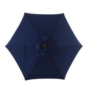 lot 2364 image: Garden Treasures Blue Market 7.5-ft Patio Umbrella