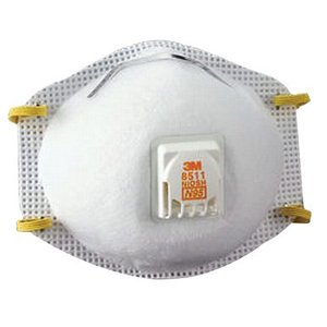 lot 2373 image: 3M 8511DB1-A Tekk Protection Drywall Sanding Valved Respirator, 10-Pack