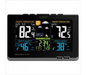 lot 2377 image: 308-1414MBV2 Wireless Color Weather Station by La Crosse Technology