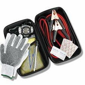 lot 2380 image: 12pc Emergency Roadside Kit
