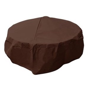 lot 2388 image: elemental 38-in Brown Round Firepit Cover